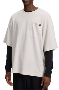Rival Waffle Crew Neck Pocket T-Shirt