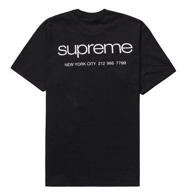 T-shirt Supreme NYC Tee Sort | FW23T56 BLACK, 1