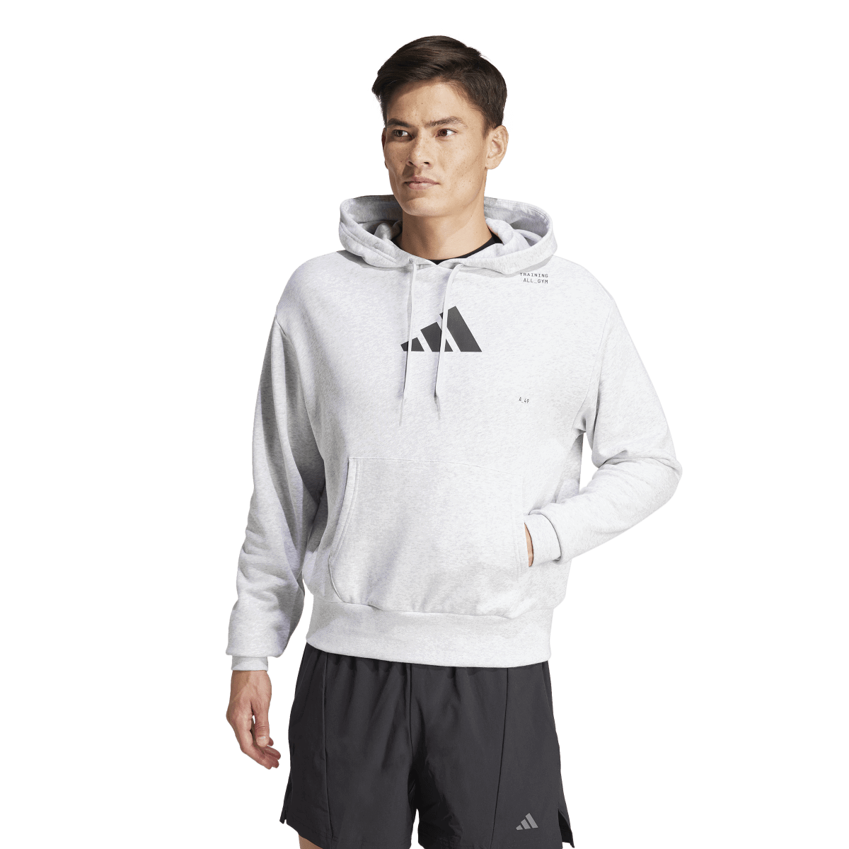 Sweatshirt adidas Originals Training All Gym Hoodie Grå | IS7104, 0