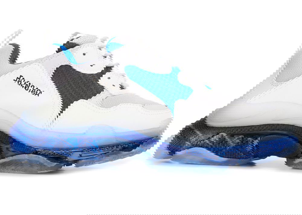 Sneakers og sko Balenciaga Triple S White Blue Blå | 541624 W09ON 9169, 0