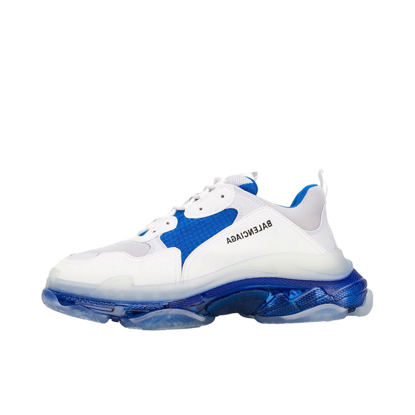Sneakers og sko Balenciaga Triple S White Blue Blå | 541624 W09ON 9169