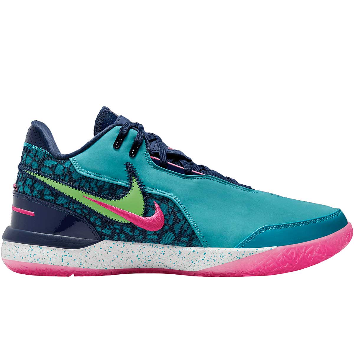 Sneakers og sko Nike ZOOM LEBRON NXXT GEN AMPD DIGITAL VICE, DUSTY CACTUS/GREEN STRIKE-MIDNIGHT NAVY-FIERCE PINK-PLAYFUL PINK-SAIL Blå | FJ1566-300, 0