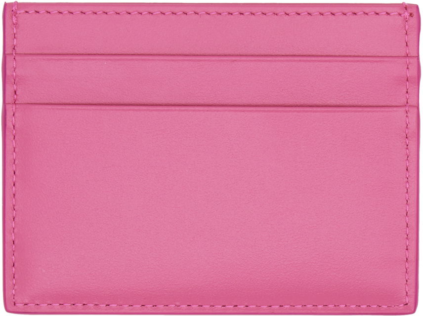 Tegnebog Dolce & Gabbana Pink Embossed Card Holder Lyserød | BI0330AG081, 1