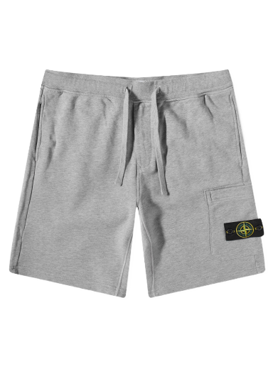 Shorts Stone Island Garment Dyed Sweat Shorts Grå | 101564651-A0M64