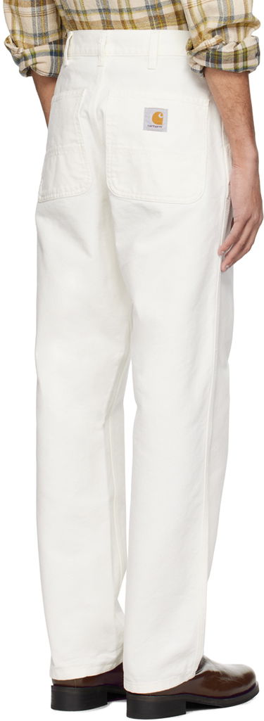 Bukser Carhartt WIP Simple Canvas Trousers Hvid | I031220, 2