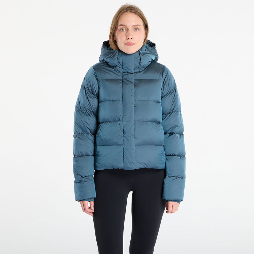 Puffer jakke Columbia Columbia Amaze Puff Hooded Down Jacket Blå | 2133714429