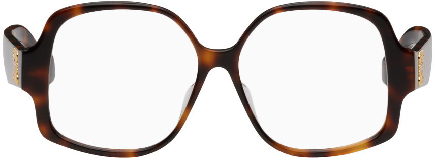 Solbriller Loewe Tortoiseshell Round Glasses Brun | LW50051FW55052, 0