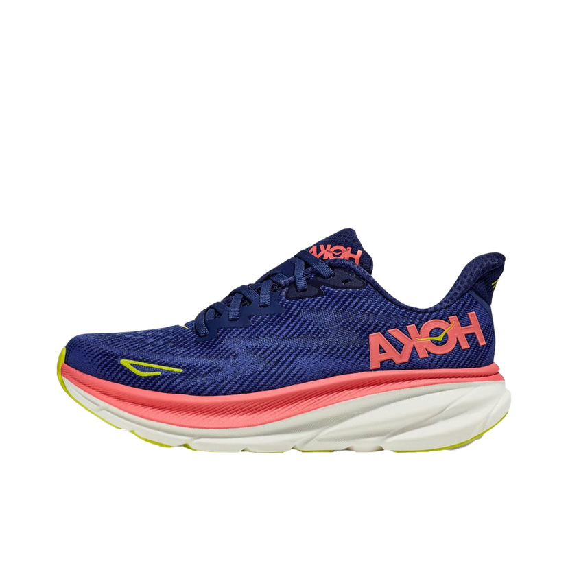Løbe Hoka One One Clifton 9 Evening Sky Coral (Women's) Sort | 1127896-EVN