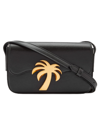 Skuldertaske Palm Angels Baguette Palm Bag Sort | PWNQ012F22LEA0011076