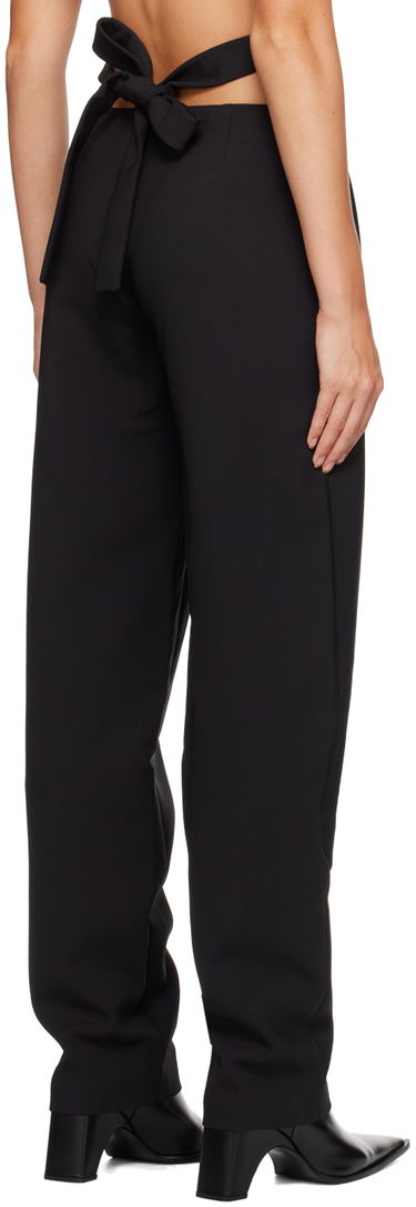 Bukser Dion Lee Dion Lee Y Front Cutout Trousers Sort | C2068P22, 2
