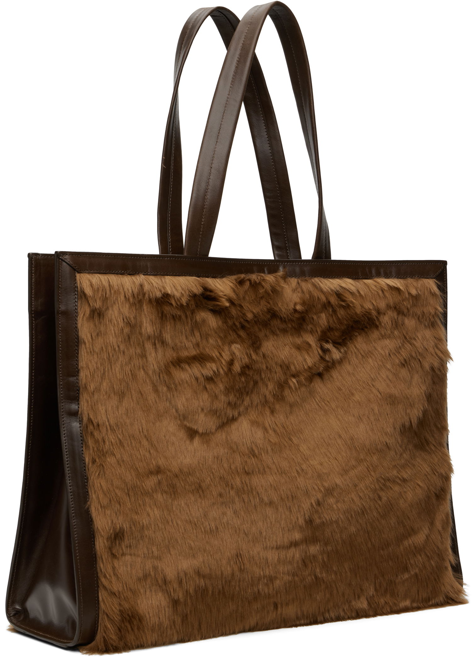 Mulepose Andersson Bell Andersson Bell Linus Fur Tote Bag Brun | aaa493u, 1