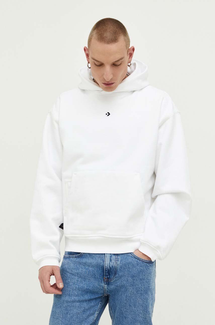 Sweatshirt Converse Court Ready Hoodie Hvid | 10020972.A01, 0