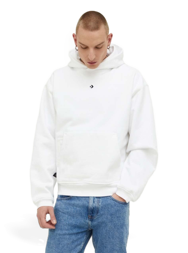 Sweatshirt Converse Court Ready Hoodie Hvid | 10020972.A01