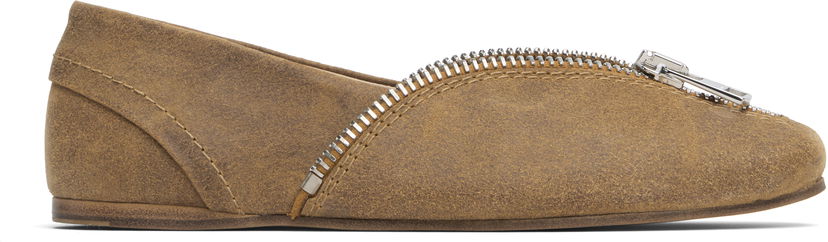 Sneakers og sko JW Anderson Biker Ballerina Flats Brun | BL0032-LA0319