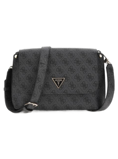 Håndtaske GUESS Meridian 4G Logo Crossbody Sort | HWSG8778200