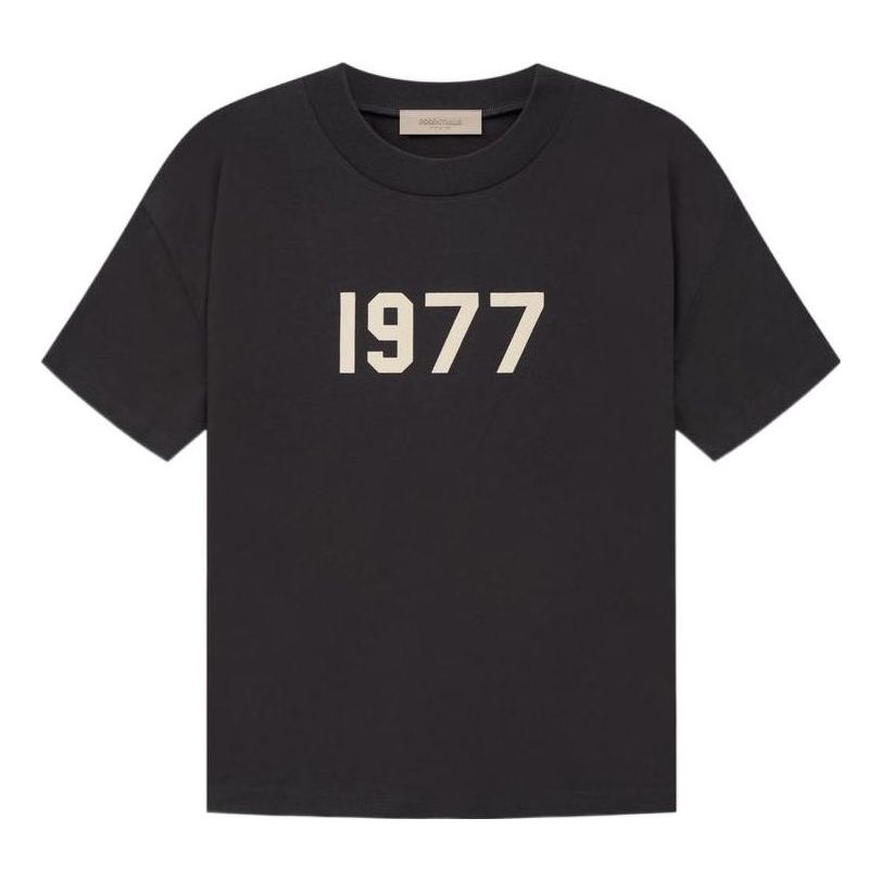 T-shirt Fear of God Fear of God Essentials 1977 Logo T-Shirt Sort | 125BT212000F, 0