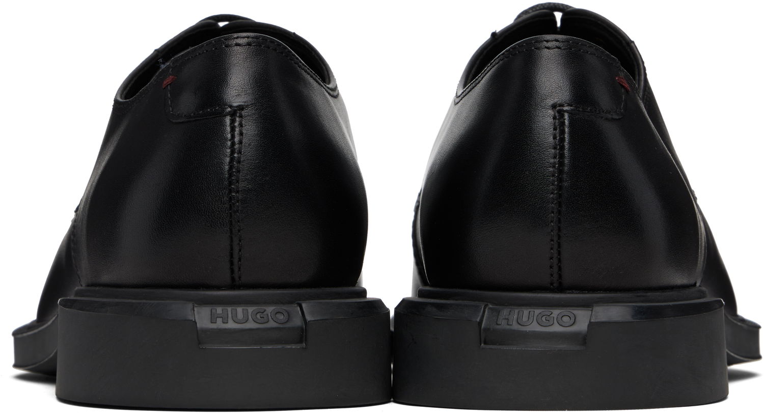 Sneakers og sko BOSS Rubber-Sole Leather Derbys Sort | 50529049, 1