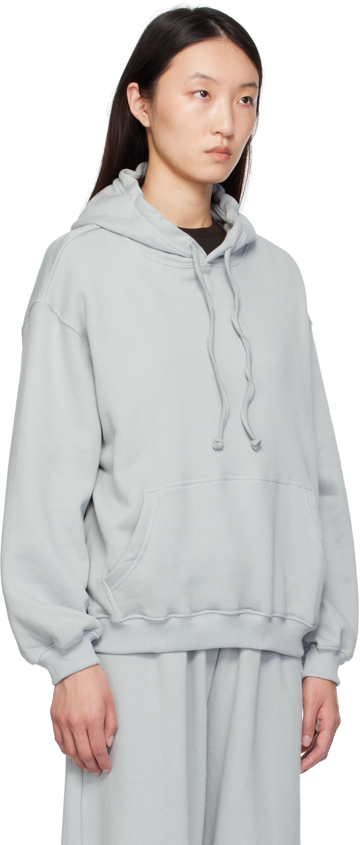 Sweatshirt Baserange Baserange Ran Hoodie Grå | FRAH-RC-SU25, 1
