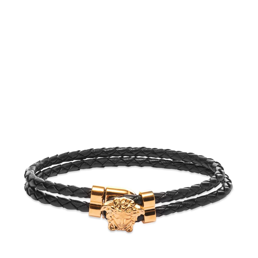 Armbånd Versace Leather Medusa Bracelet Sort | DG05579-DMTN-D41O, 0