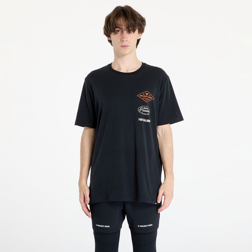 T-shirt Under Armour Project Rock Short Sleeve Tools T-Shirt Black/ Team Orange Sort | 1386907-001