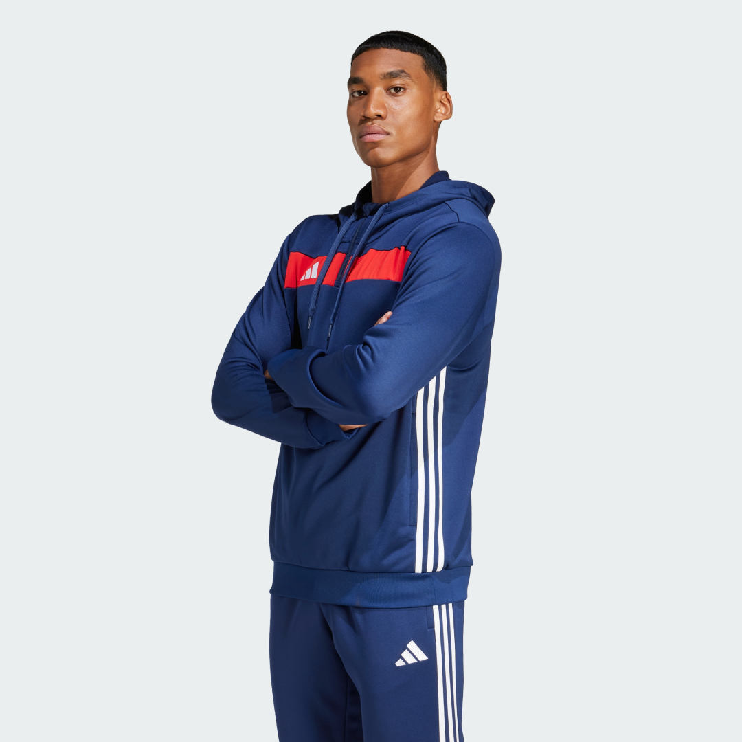 Sweatshirt adidas Performance Essentials Hoodie Blå | JC5461, 0
