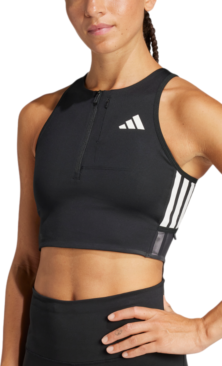 Tanktop adidas Performance Adizero Crop Top Sort | jn7162