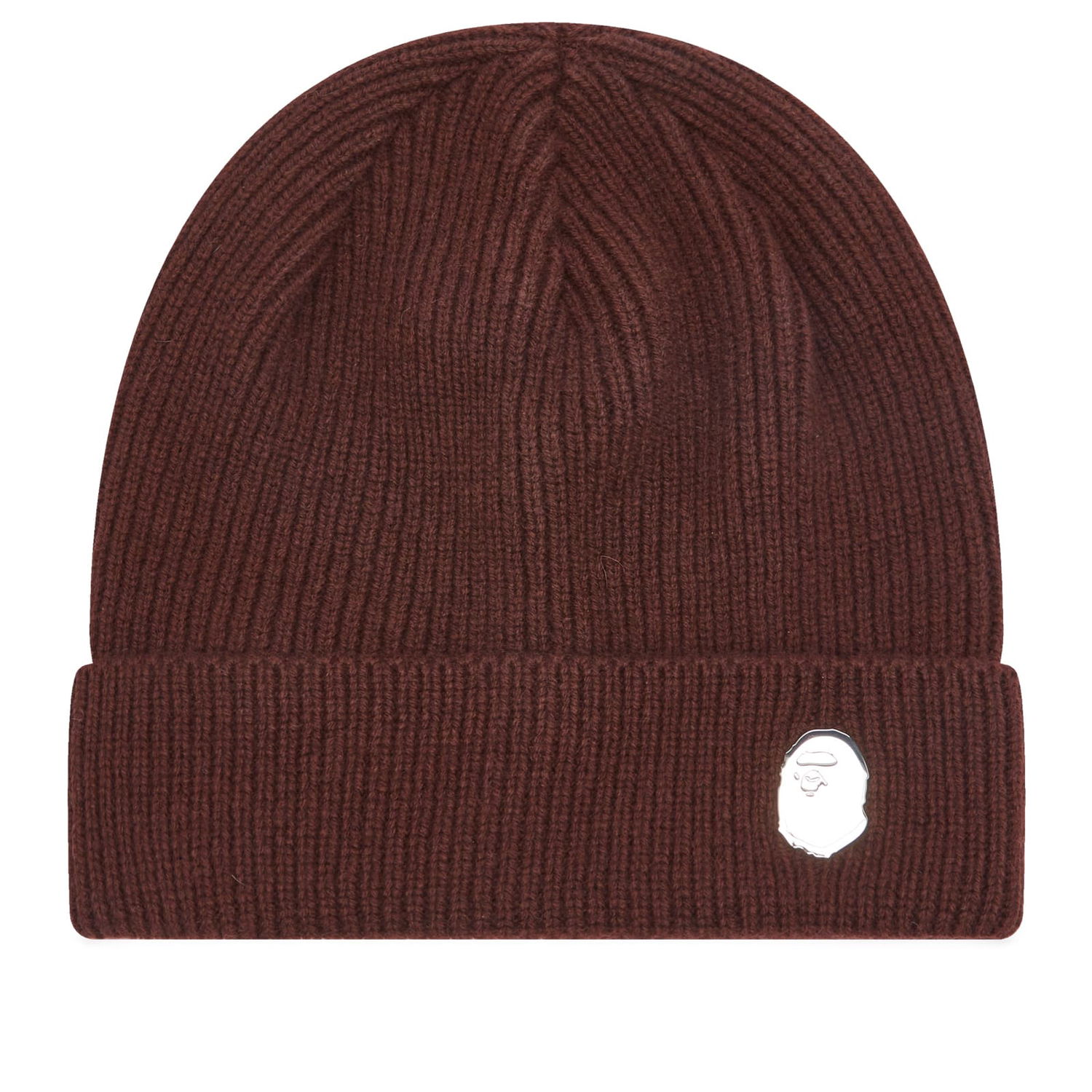 Beanie BAPE One Point Knitted Beanie Brun | 001HTK801304M-BRW, 0