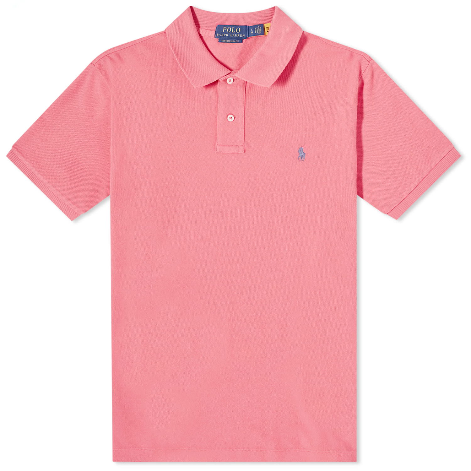 T-shirt Polo by Ralph Lauren Custom Fit Lyserød | 710680784324, 0