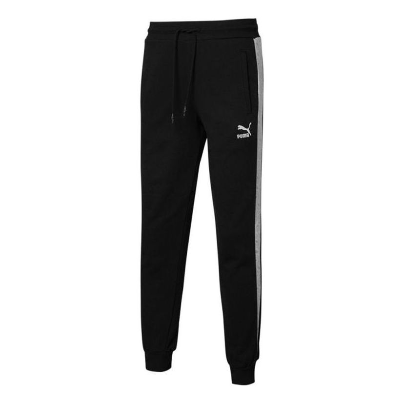 Joggingbukser Puma Knit Pants with Side Tape Sort | 534982-01