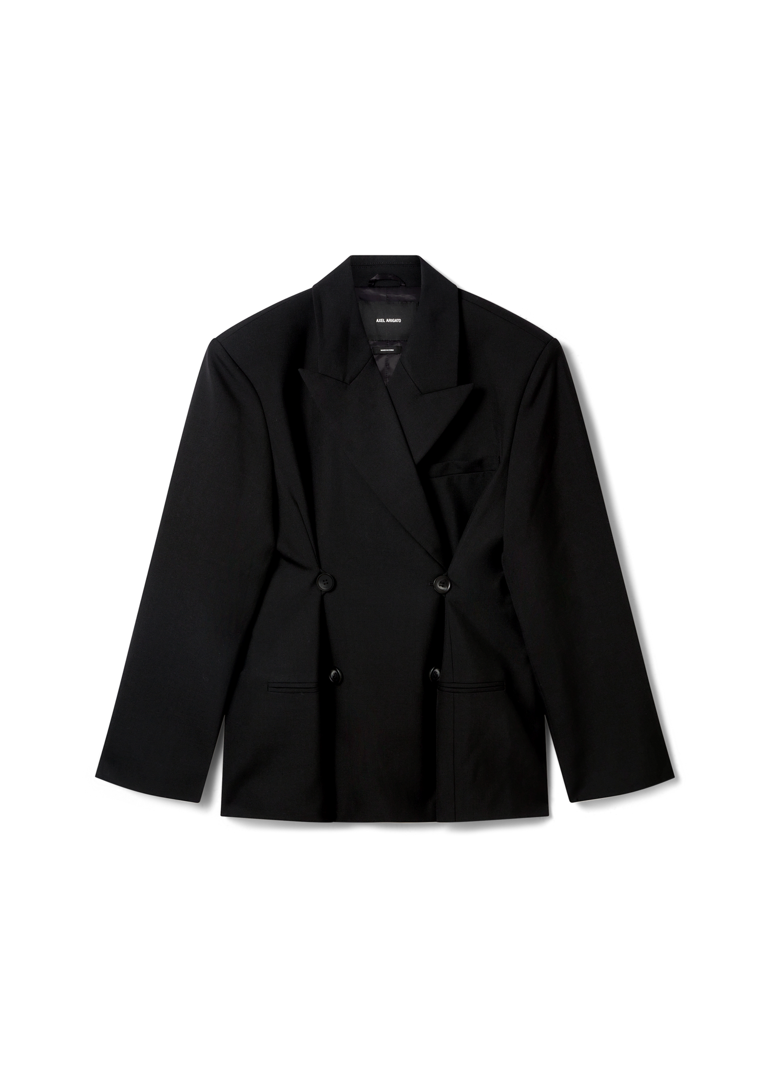 Jakke AXEL ARIGATO Double-Breasted Cropped Blazer Sort | A2873001, 0