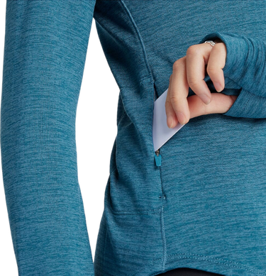 Sweatshirt New Balance Athletics Heat Grid 1/2 Zip Blå | wt43200-tum, 1