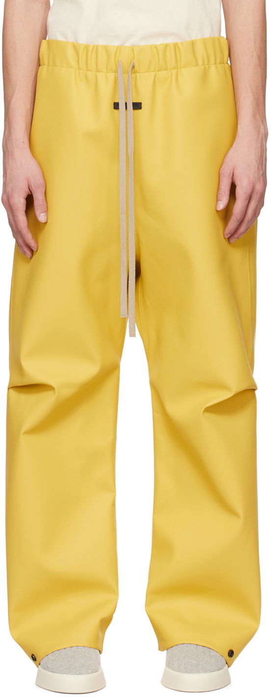 Bukser Fear of God Yellow Rubberized Trousers Gul | FG840-318RUB, 0