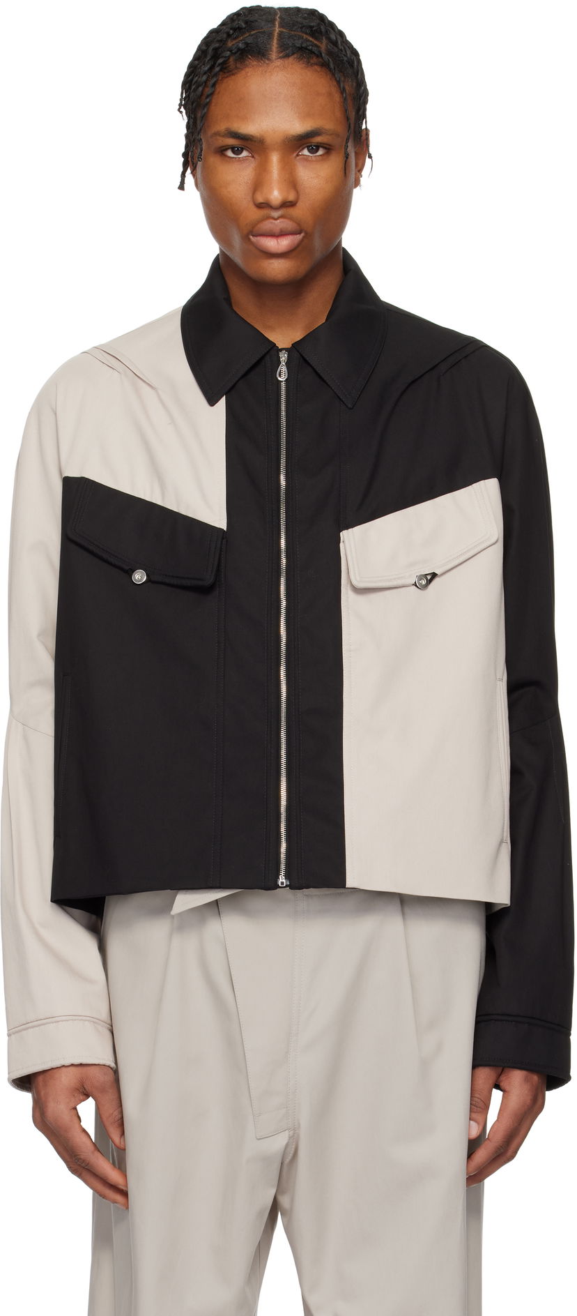 Jakke KIKO KOSTADINOV Kiko Kostadinov Alec K-Dart Zip-Up Jacket Flerfarvet | KKSS25J07-50