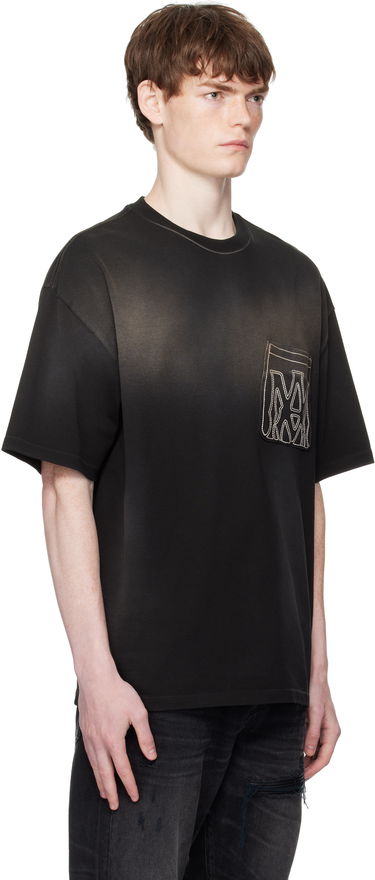 T-shirt AMIRI AMIRI MA Outline Oversized T-Shirt Beige | AMJYTE1205, 4