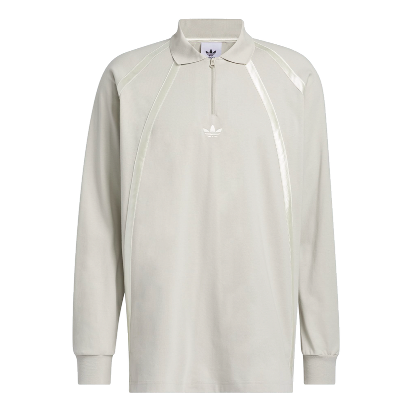 Polo skjorte adidas Originals Originals Rugby Long Sleeve Polo Shirt Grøn | IR6379