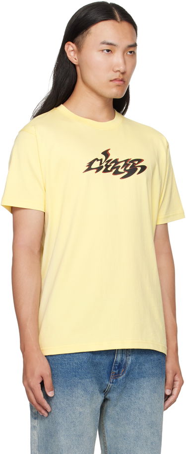 T-shirt Dime Dime Disco T-Shirt Gul | DIMEFA2559ICRE, 1