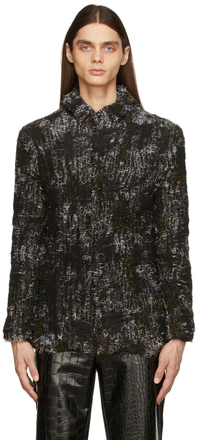 Skjorte Han Kjøbenhavn Exclusive Boxy Shirt Jacket Sort | M-131212, 0