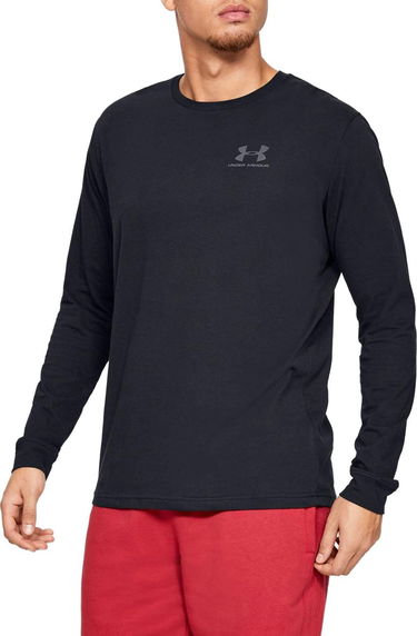 T-shirt Under Armour Sportstyle Left Chest T-Shirt Sort | 1329585-001, 0