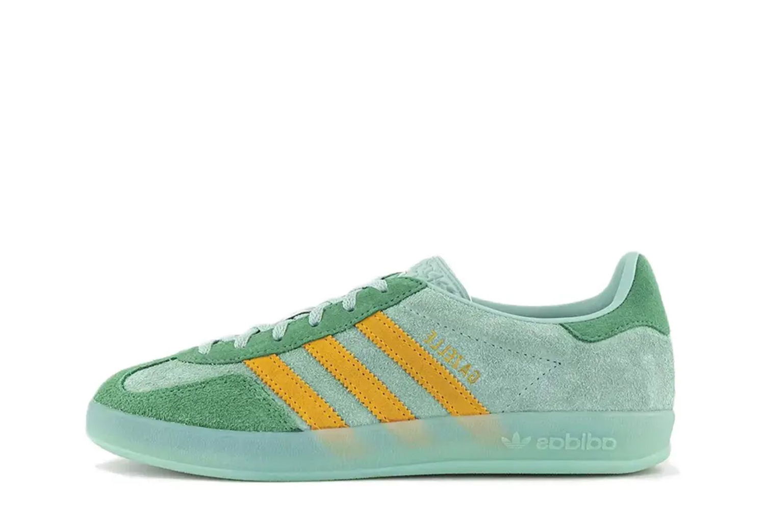 Sneakers og sko adidas Originals Gazelle Indoor Hazy Green Yellow Grøn | IG6783, 0