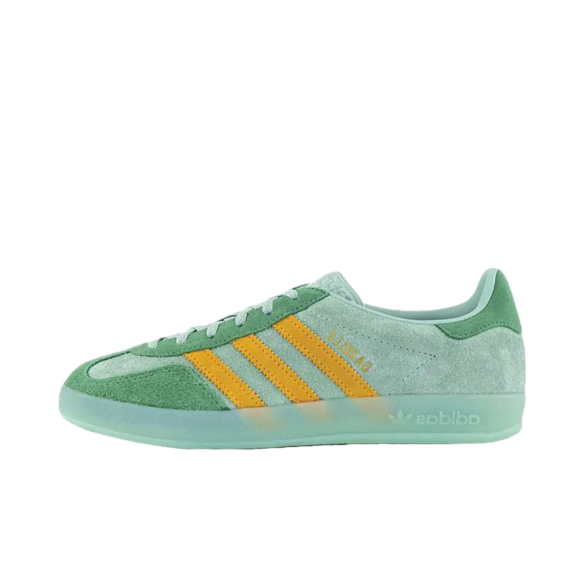 Sneakers og sko adidas Originals Gazelle Indoor Hazy Green Yellow Grøn | IG6783