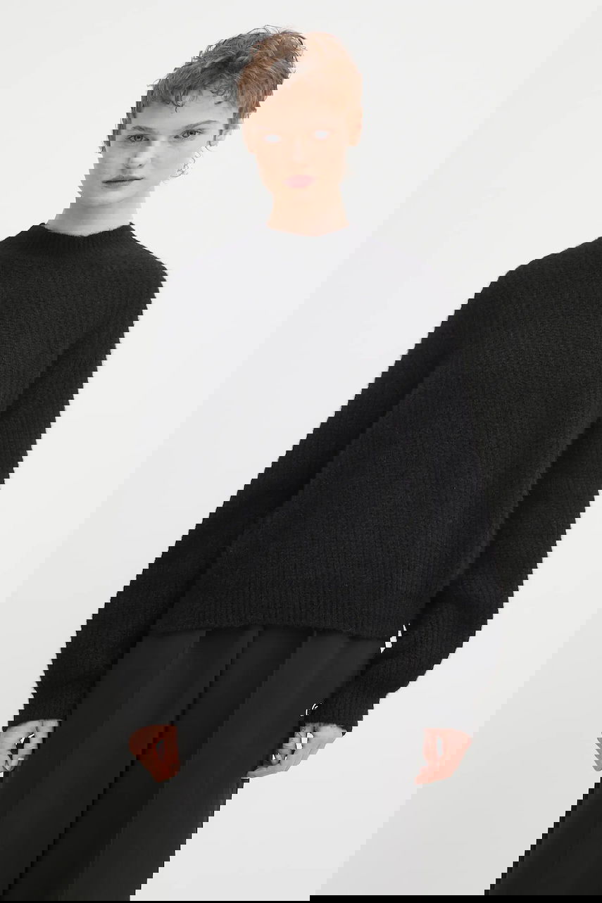 Sweater A.P.C. A.P.C. Pull Emilia Knit Sweater Sort | WPABE.F23449, 0