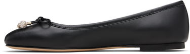 Sneakers og sko Jimmy Choo Jimmy Choo Elme Pearl Ballerina Flats Sort | ELME FLAT, 2