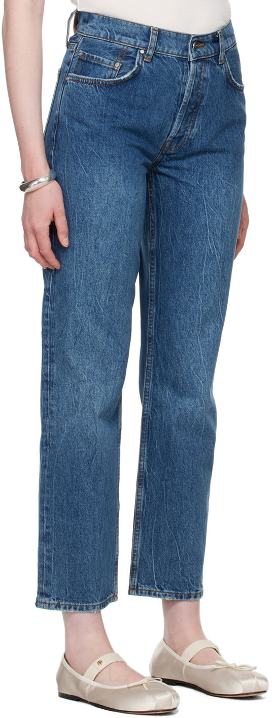 Jeans Anine Bing ANINE BING Benson Straight Jeans Blå | A-06-10010-WHD20, 1
