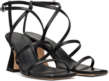 Tilbehør Aeyde Aeyde Edda Leather Heeled Sandals Sort | A11-HS-HLMS75CH152-SS25-800-007, 3