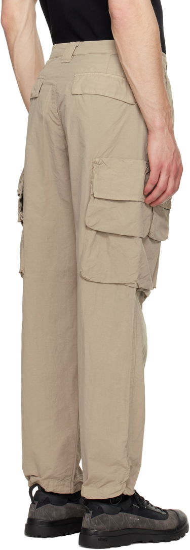 Cargo bukser C.P. Company C.P. Company Flatt Nylon Cargo Pants Beige | 18CMPA170A-005991G, 2