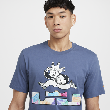 T-shirt Nike LeBron Basketball T-Shirt Blå | HF6189-491, 3