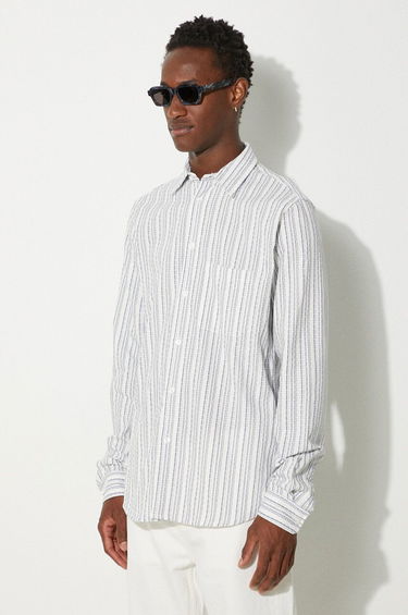 Skjorte Samsoe Samsoe Samsoe Samsoe Regular Fit Shirt with Classic Collar Hvid | M23200057, 3