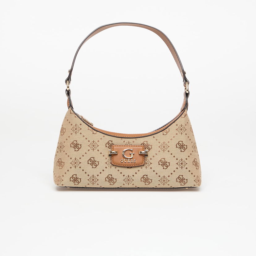 Skuldertaske GUESS Guess Neda Top Zip Shoulder Bag Beige | HWJP9654170-LTL