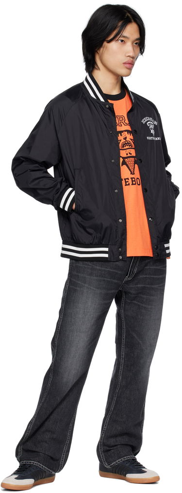 Bomberjakke BBC IceCream Printed Bomber Jacket Sort | IC22406, 3