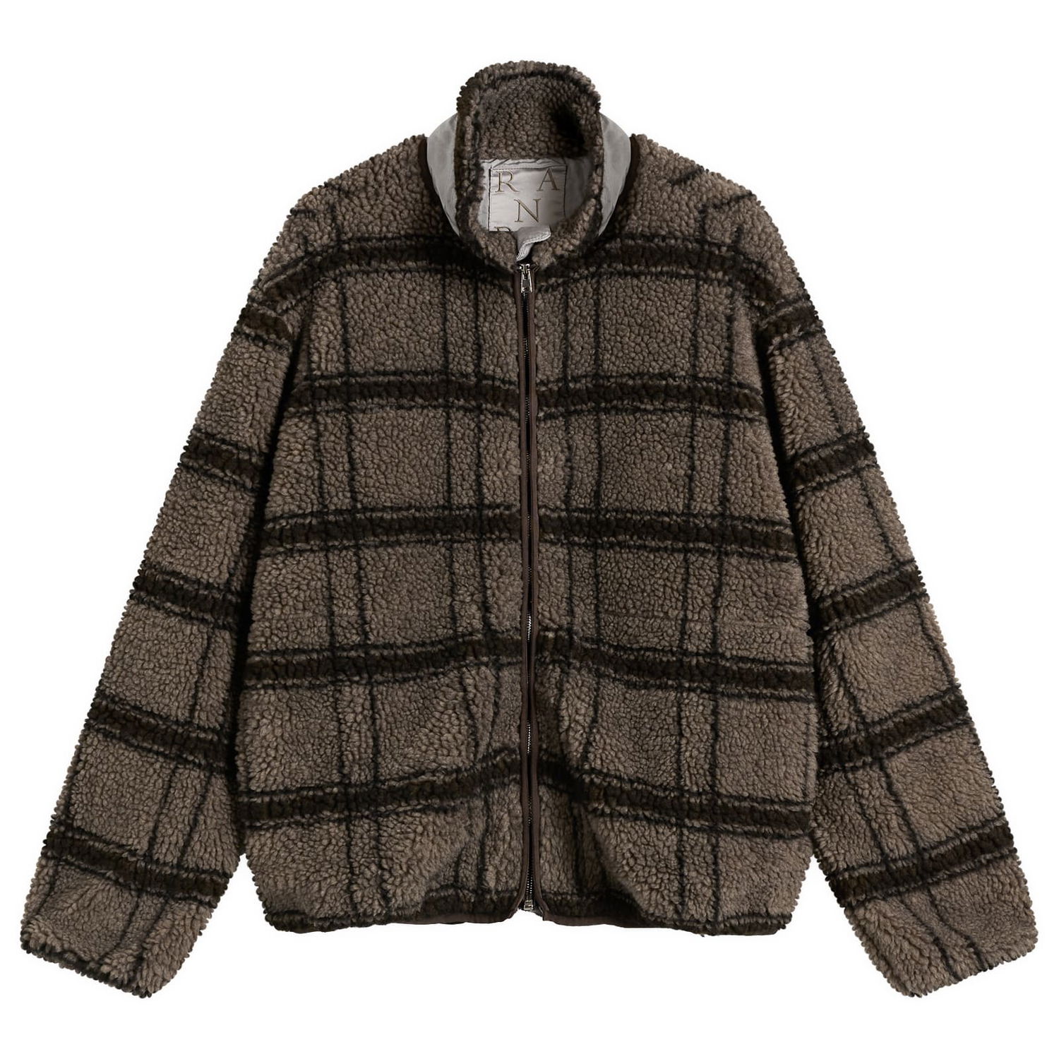 Jakke Ranra Ranra River Fleece Jacket, Size Large Brun | AMFW25OW01585-C631, 1